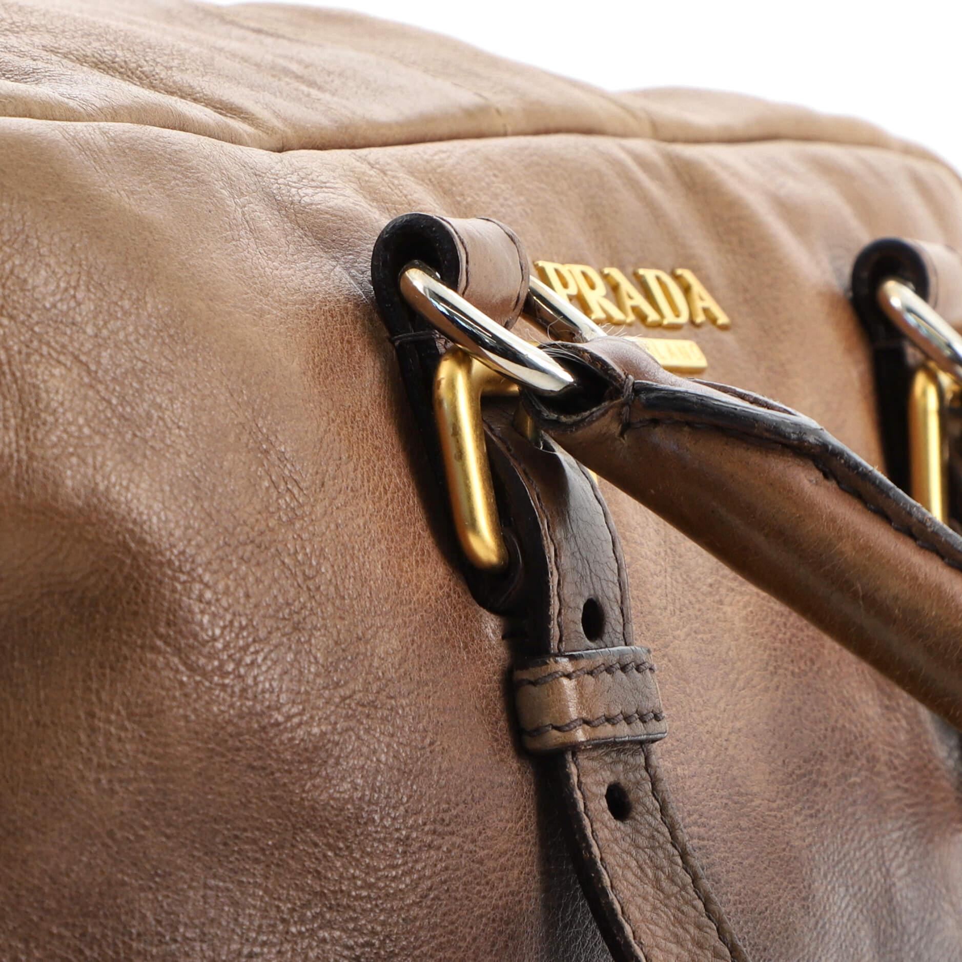 Prada Bauletto Bag Ombre Glace Calf Medium 2