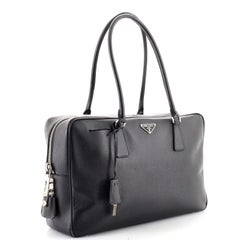 Prada Bauletto Bag Saffiano Leather Large