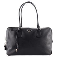 NEW Prada Black Saffiano Leather Crossbody Bag For Sale at 1stDibs