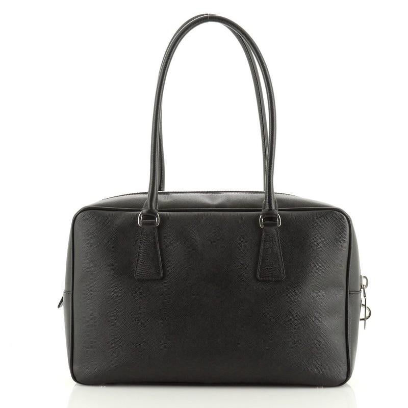 Prada Bauletto Bag Saffiano Leather Medium