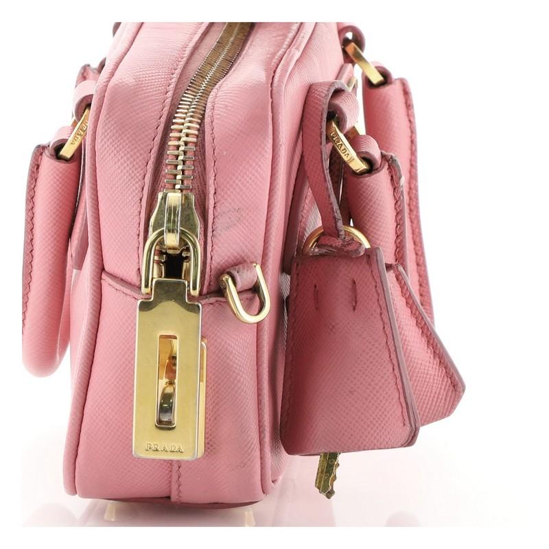 Prada Bauletto Bag Saffiano Leather Mini  3