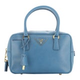 Prada Convertible Bauletto Bag Saffiano Leather East West at 1stDibs