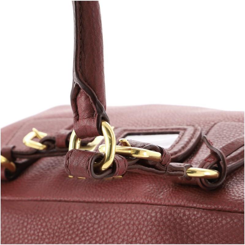 Prada Bauletto Bag Vitello Daino Medium In Good Condition In NY, NY