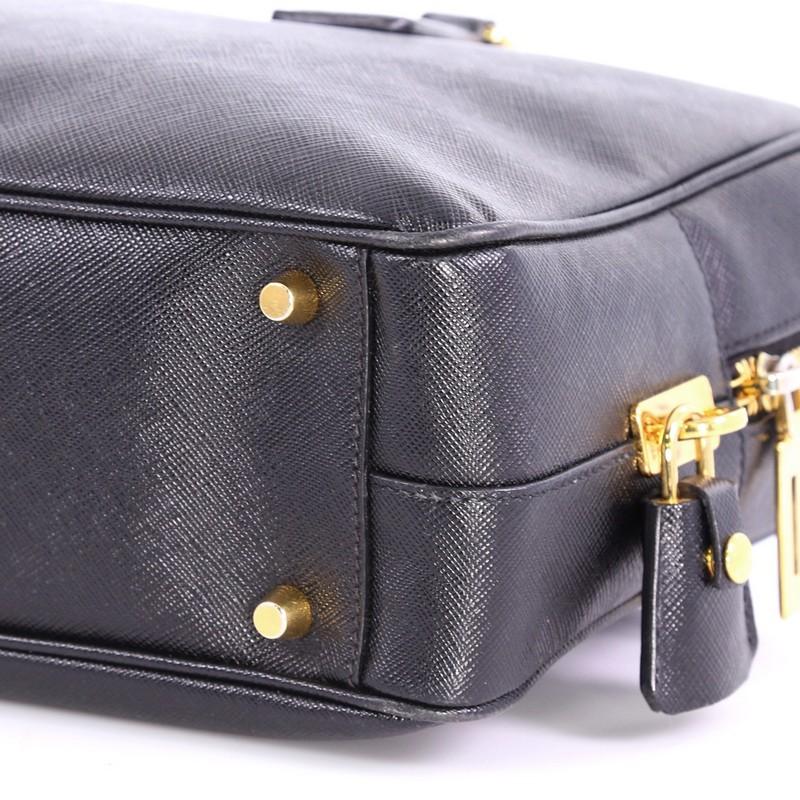 Prada Bauletto Handbag Saffiano Leather Medium 1