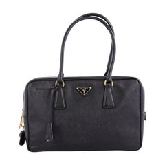 Prada Bauletto Handbag Saffiano Leather Medium