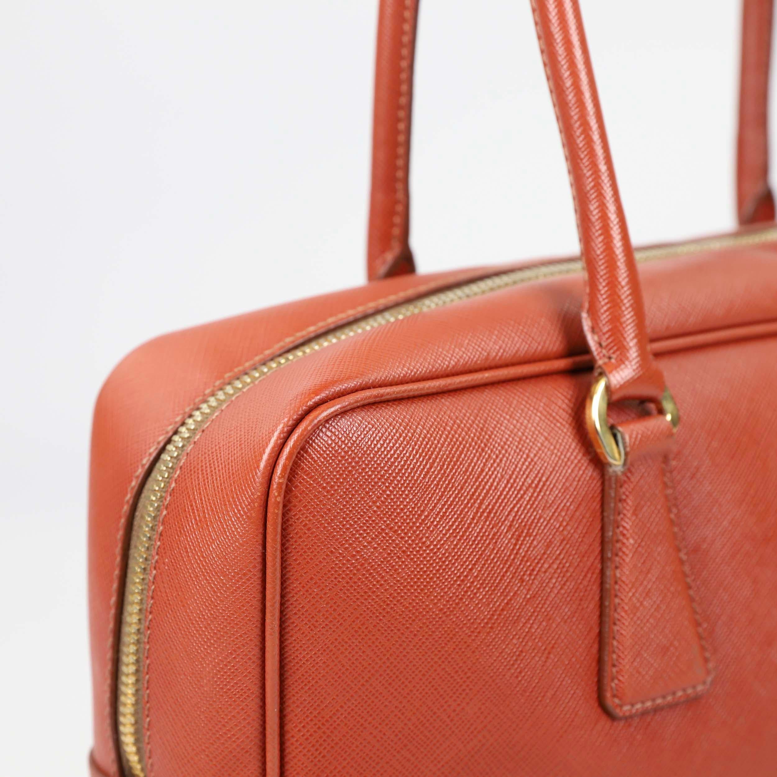 Prada Bauletto Leather handbag For Sale 13