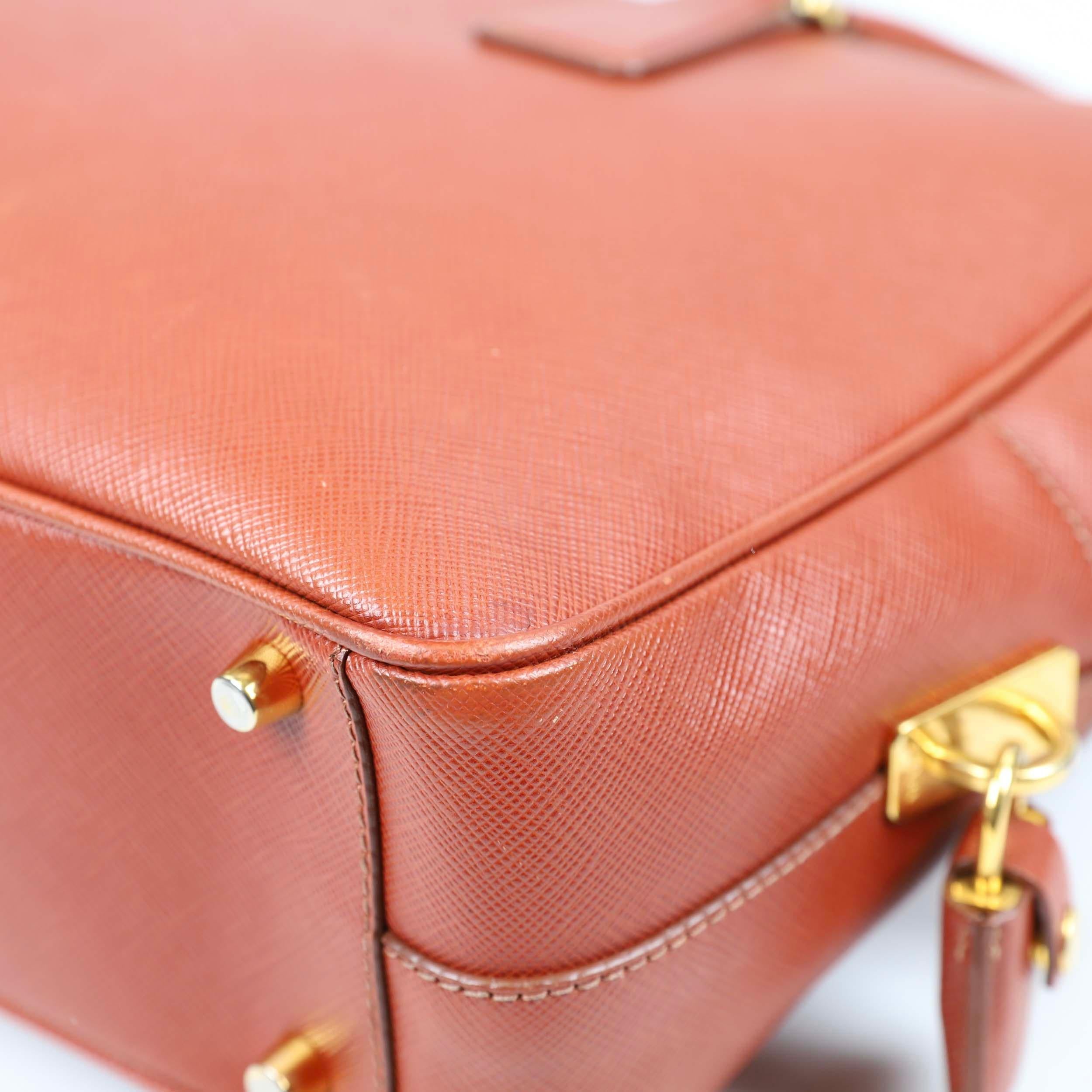 Prada Bauletto Leather handbag For Sale 4