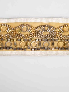 Prada Beaded Embellished Fabric Belt