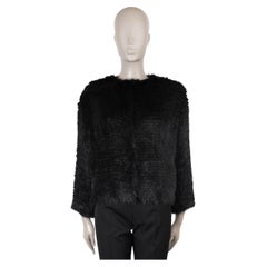 PRADA beige 2009 MUSKRAT FUR Jacke 40 S