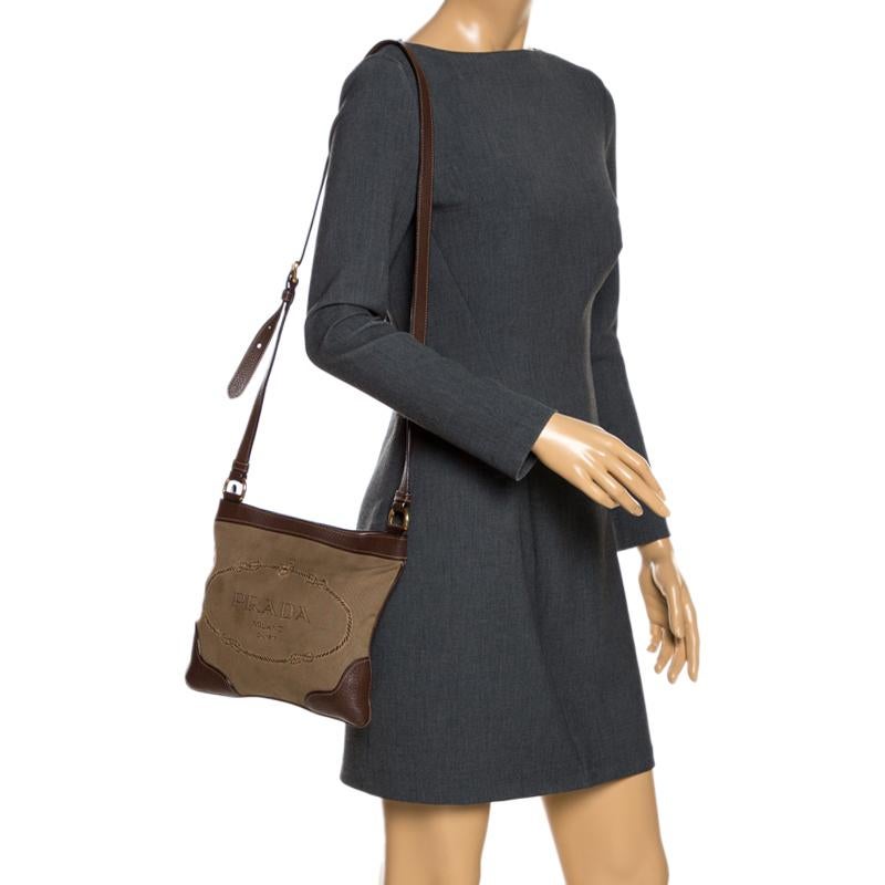 prada brown crossbody bag
