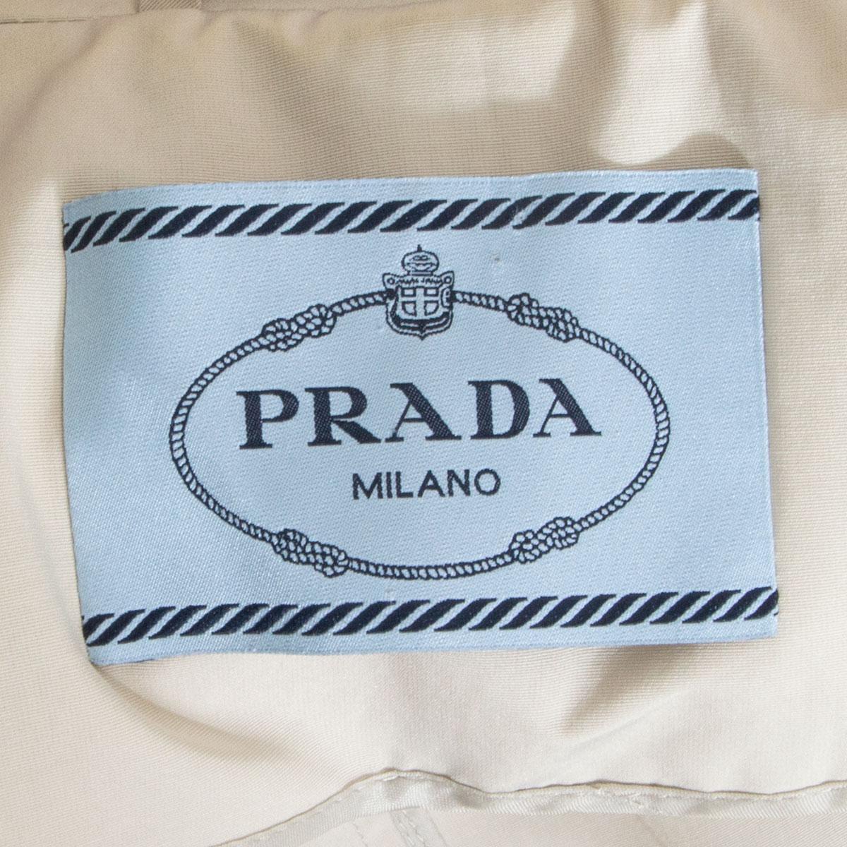 prada coat beige