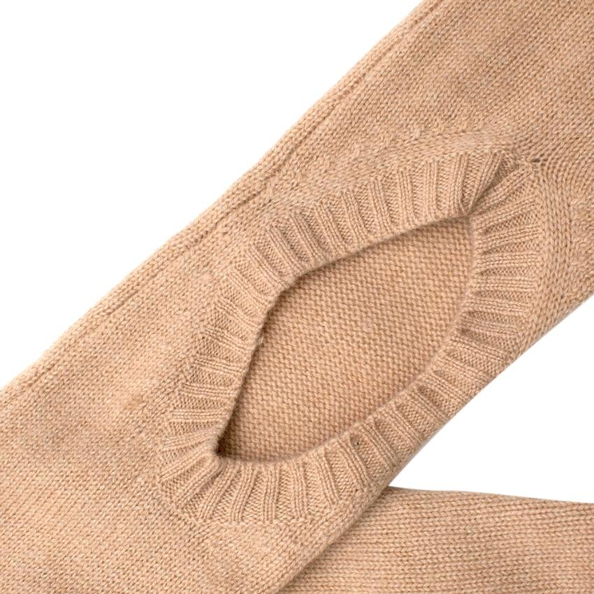 Prada Beige Cutout Knit Jumper - Size US 0 1