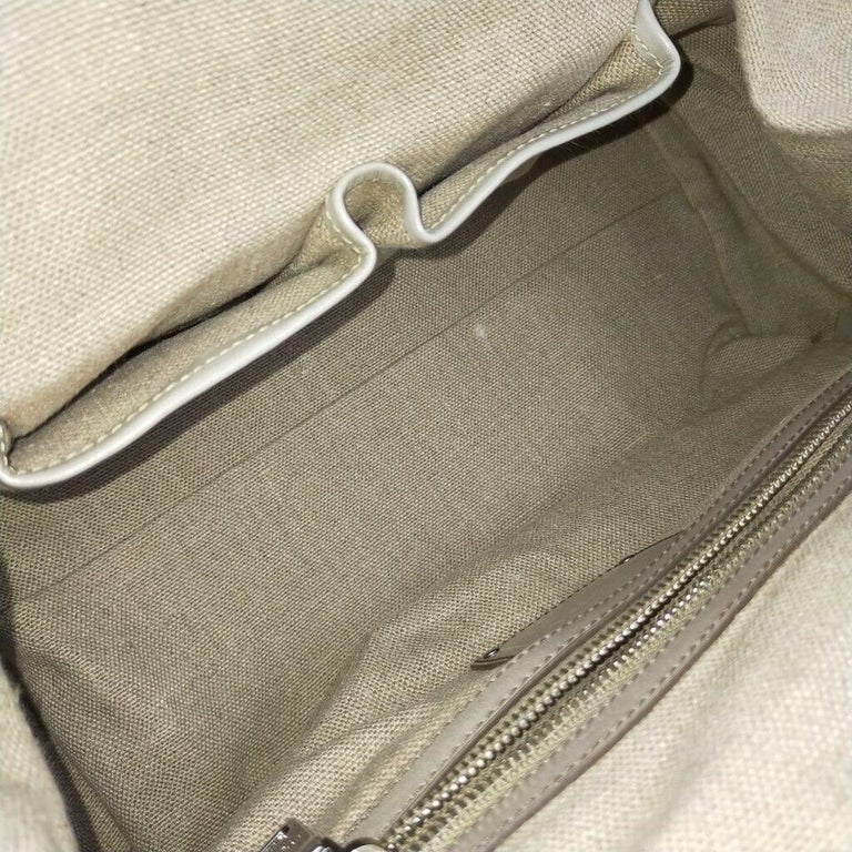 Prada Beige Frame Bowler Bag 863160 In Good Condition For Sale In Dix hills, NY