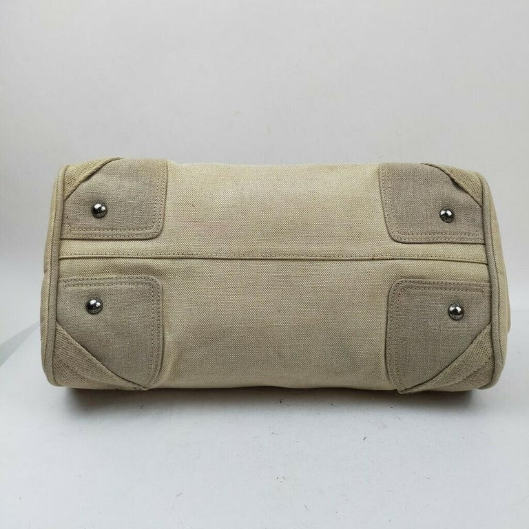 Prada Beige Frame Bowler Bag 863160 For Sale 2