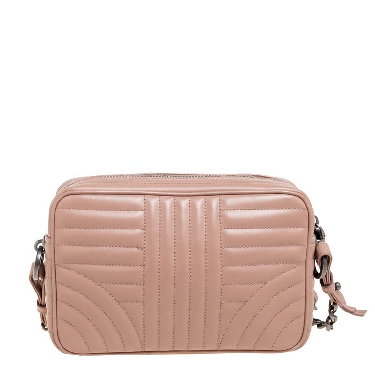 Prada Beige Leather Crystal Studded Camera Bag at 1stDibs