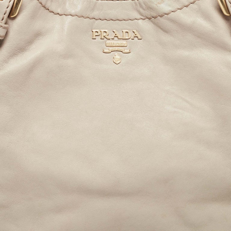 Prada Beige  Leather Bos Taurus Shoulder Bag main image 0