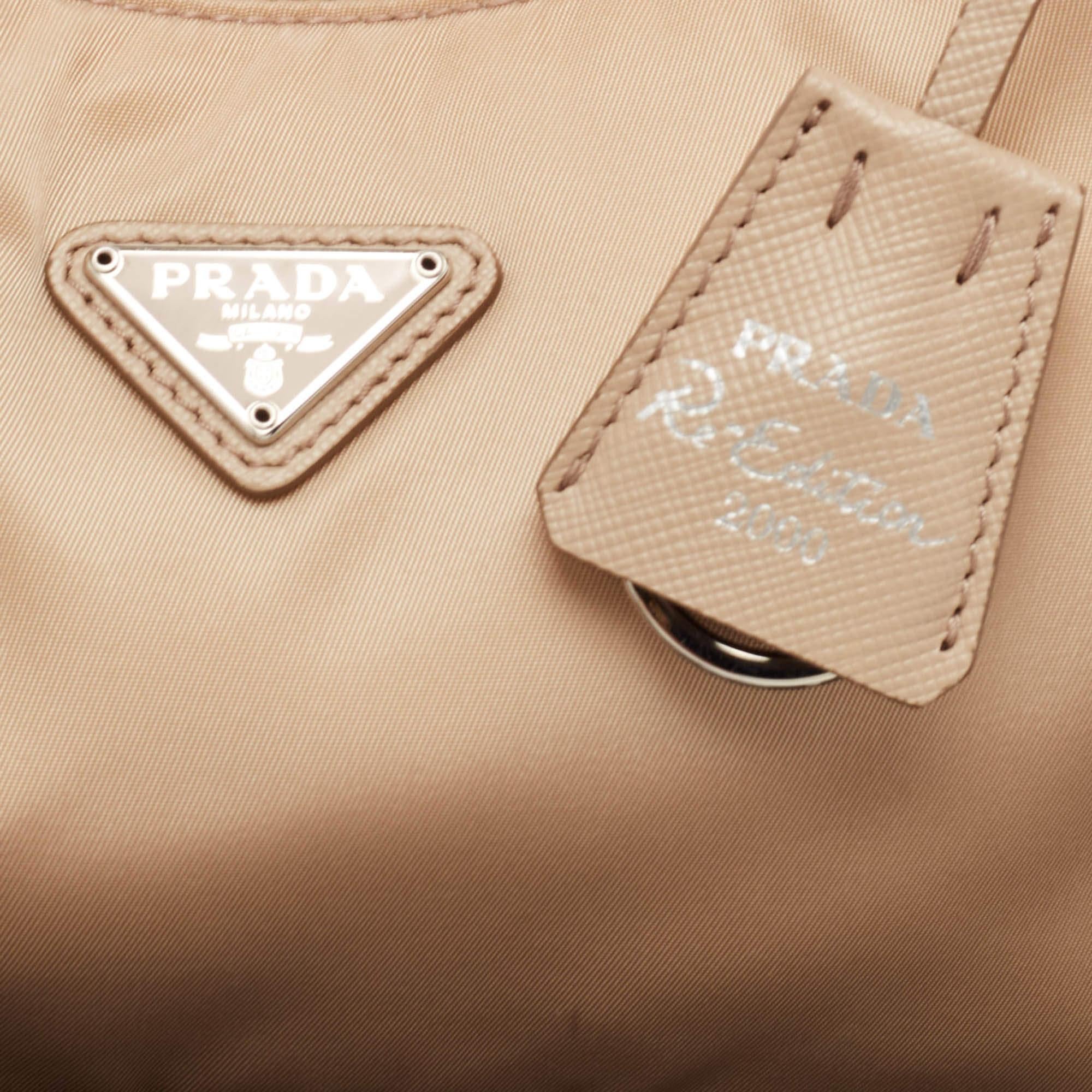 Prada Beige Nylon Re-Edition 2000 Bag 1