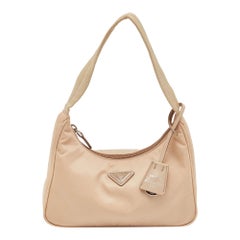 Prada Beige Nylon Re-Edition 2000 Bag