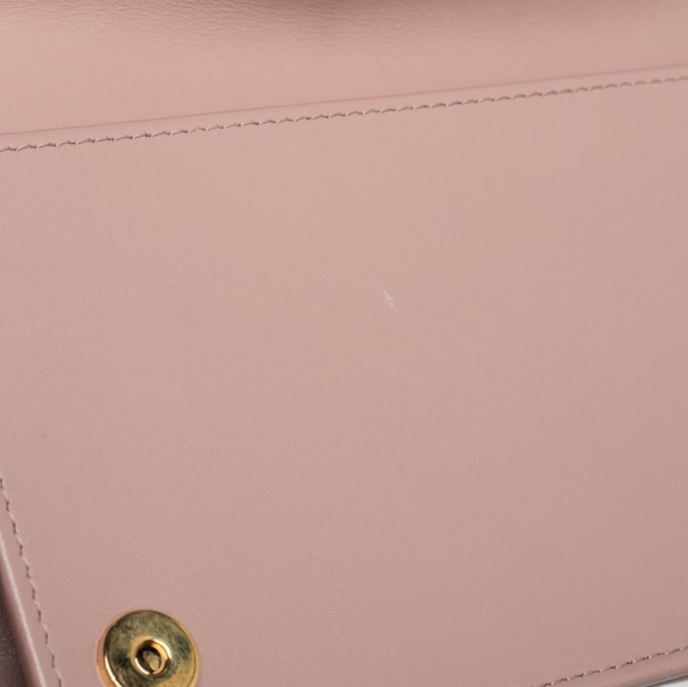 Prada Beige Quilted Leather Diagramme Impunture Wallet 6