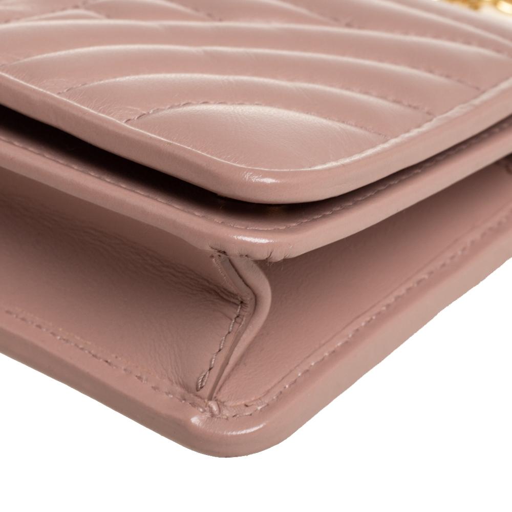 Prada Beige Quilted Leather Diagramme Impunture Wallet 3