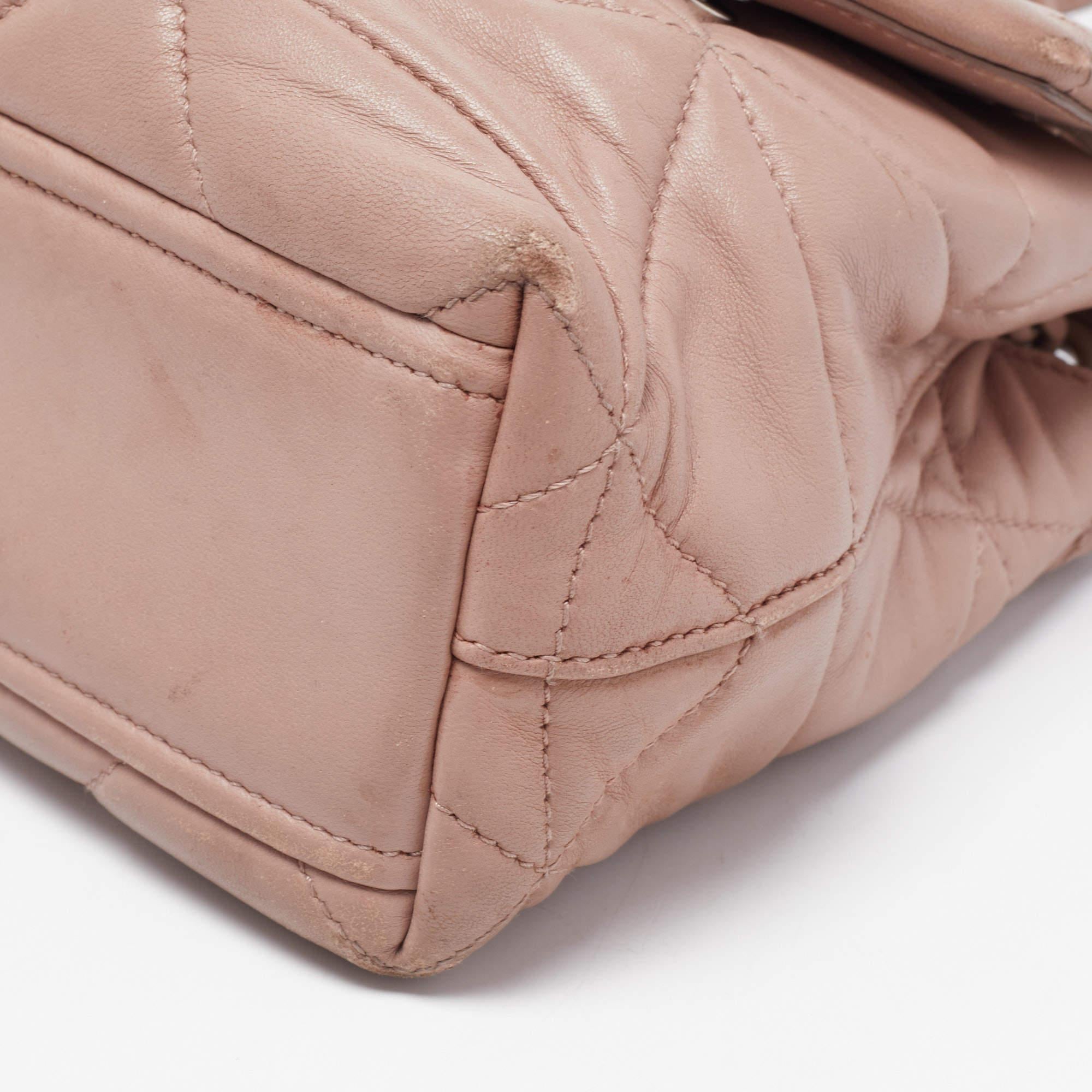 Prada Beige Quilted Leather Spectrum Flap Shoulder Bag 10