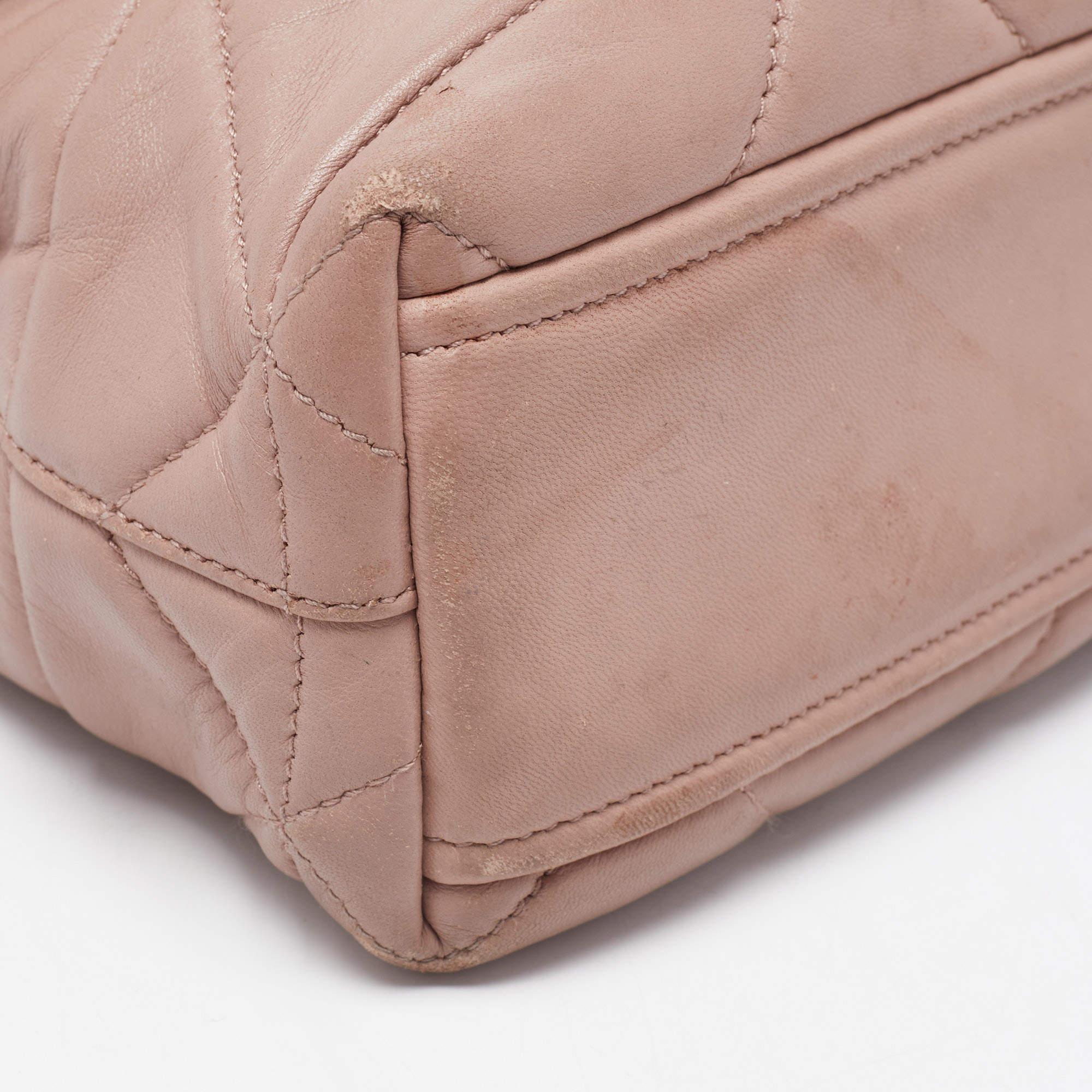 Prada Beige Quilted Leather Spectrum Flap Shoulder Bag 11