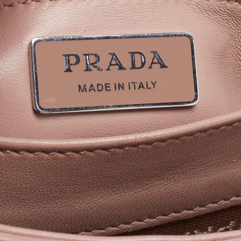 Prada Beige Quilted Leather Spectrum Flap Shoulder Bag For Sale at 1stDibs