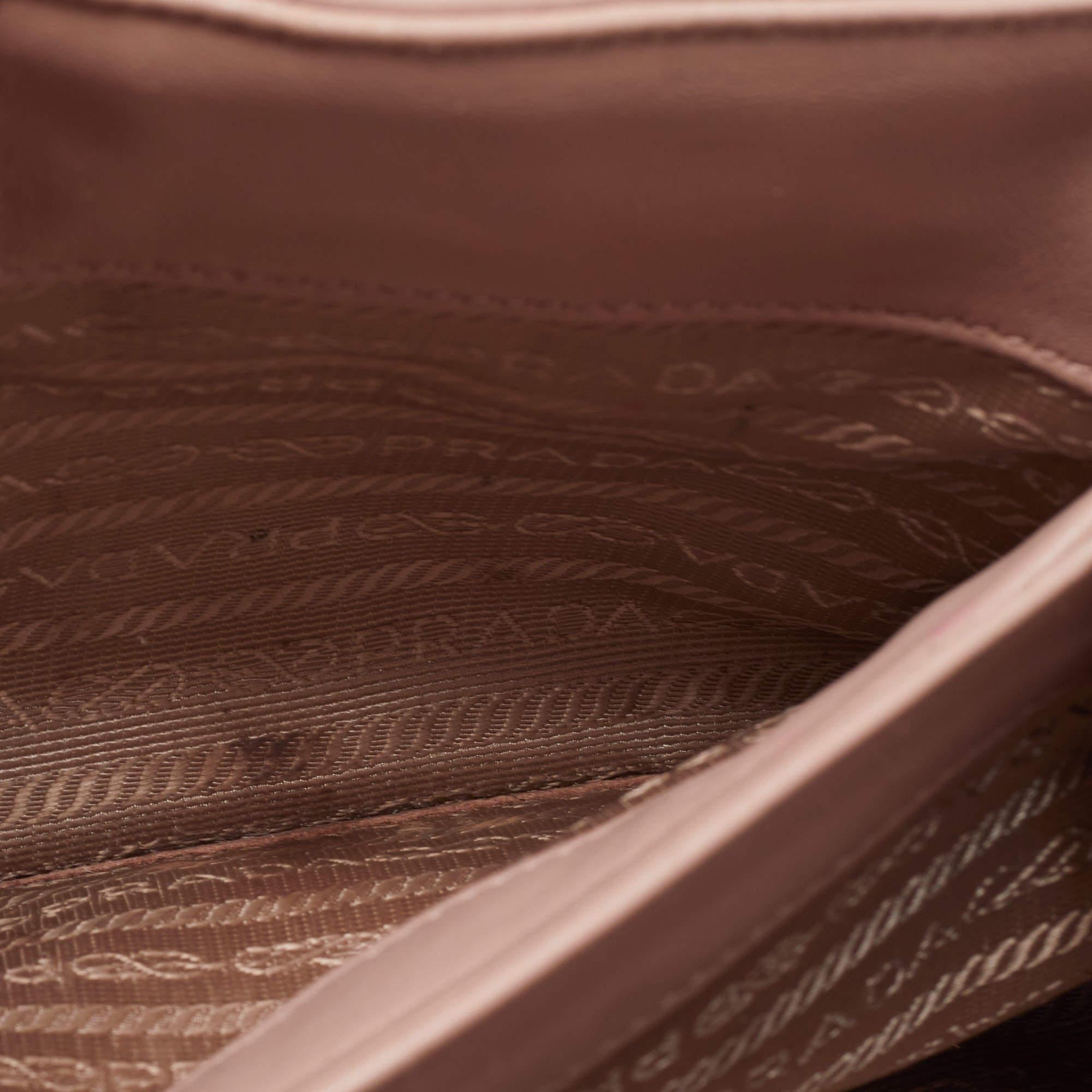 Prada Beige Quilted Leather Spectrum Flap Shoulder Bag 2