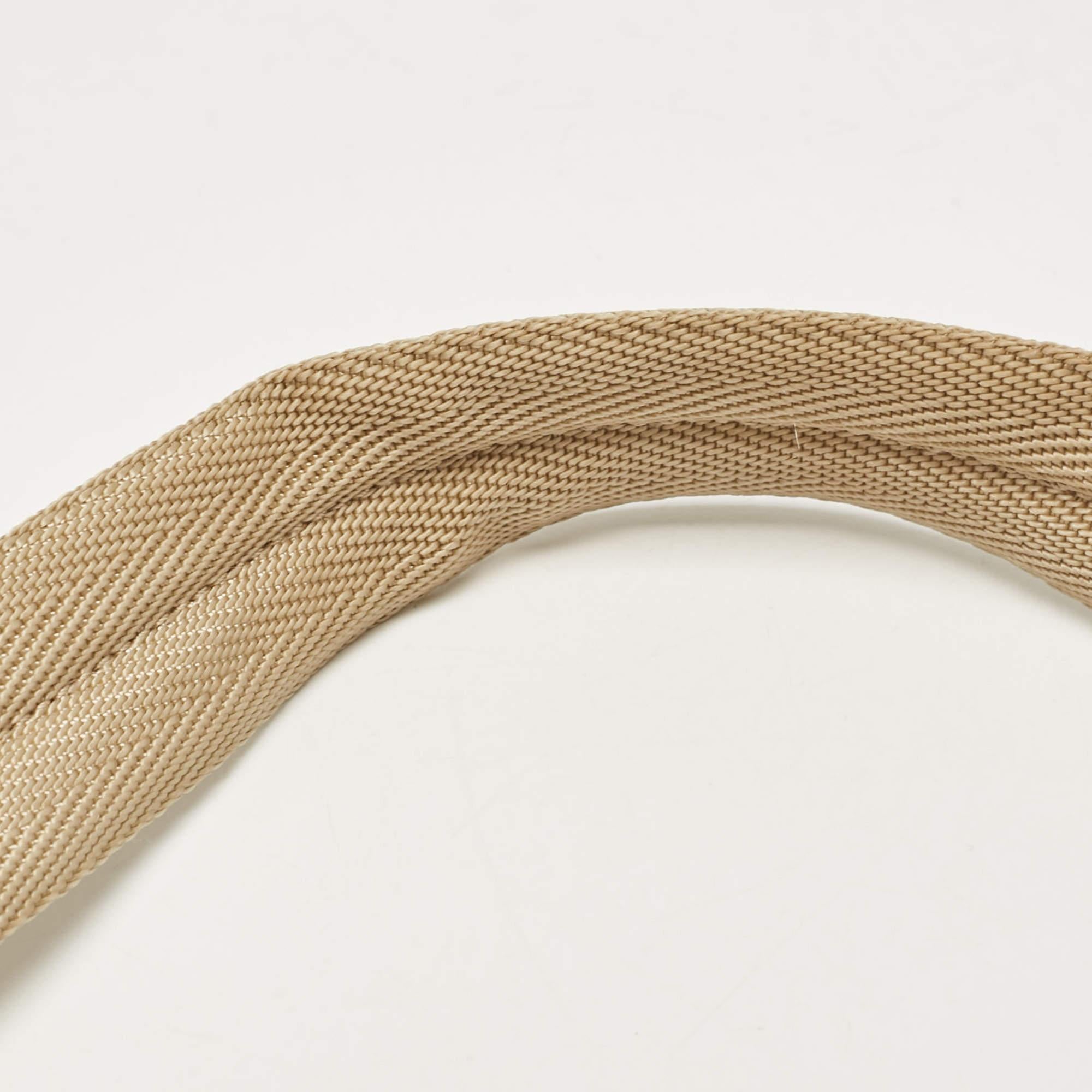 Bolso Baguette Prada Beige Re-Nylon Re-Edition 2000 2