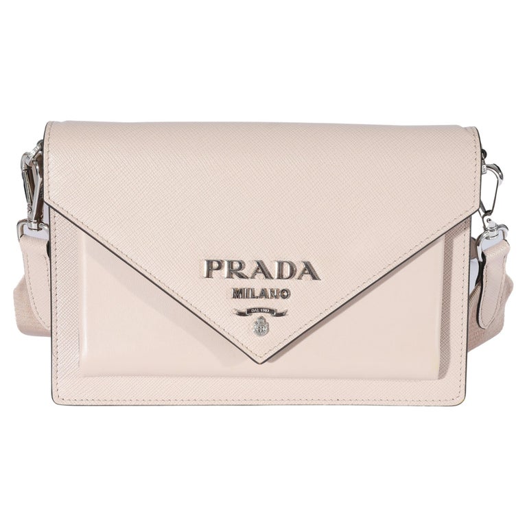 Prada Beige Saffiano Leather Mini Envelope Bag For Sale at 1stDibs | prada  mini envelope bag, prada envelope bag, prada saffiano envelope bag