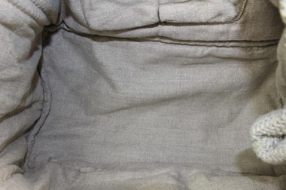 Women's Prada Beige Stuoia  Woven Canapa Convertible Tote Bag Beige 910pr96