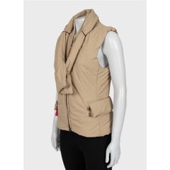 Prada Beige Vest with Removable Elements IT40 S