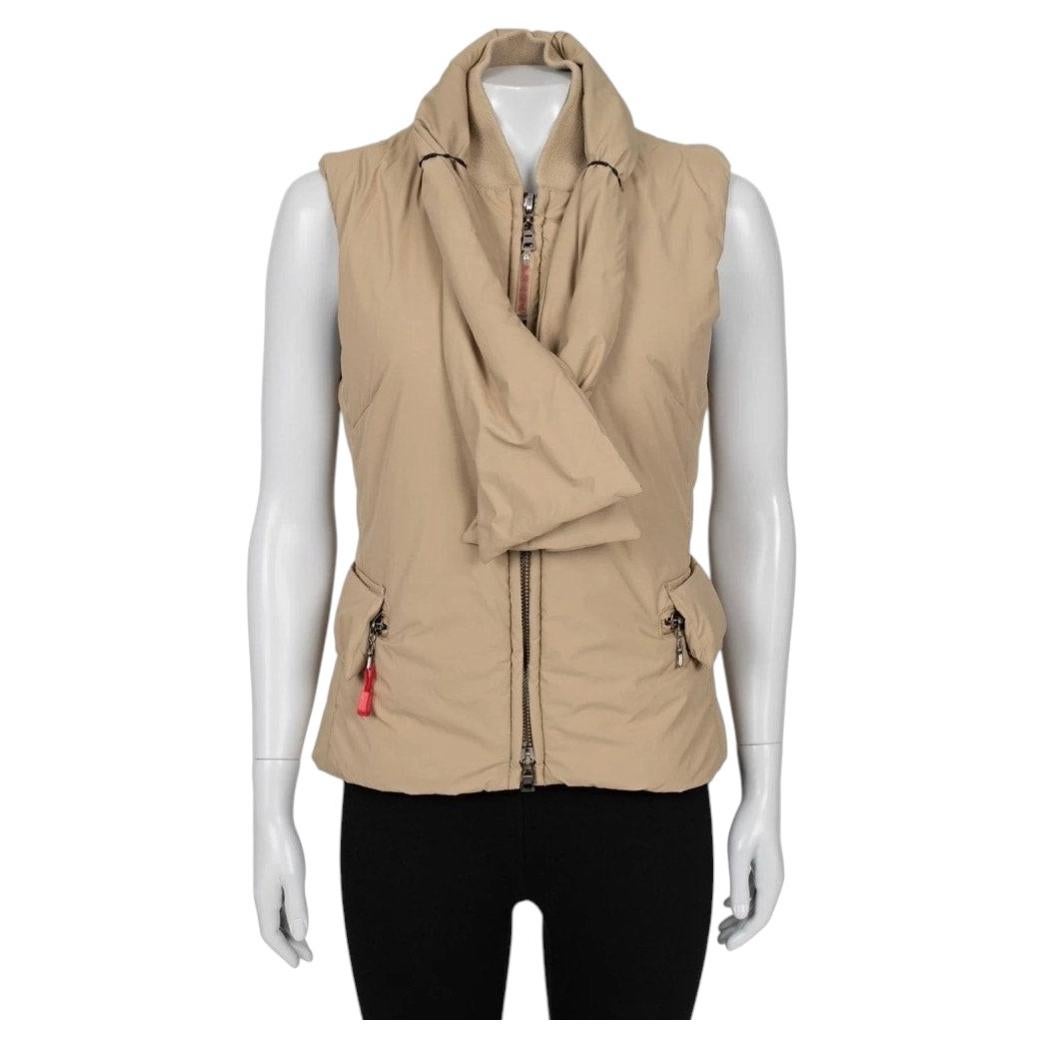 Prada Beige Vest with Removable Elements IT40 S