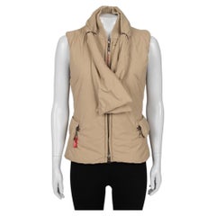 Prada Beige Vest with Removable Elements IT40 S