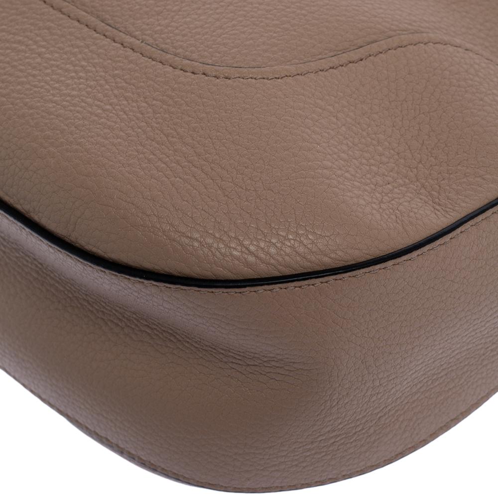 Prada Beige Vitello Phenix Leather Shoulder Bag 4