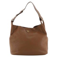 Prada Belt Strap Hobo Vitello Daino Large