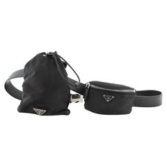 Prada Belt with Two Pouches Tessuto