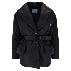 Prada Belted Padded Down Jacket