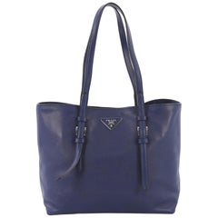 Prada Belted Soft Tote Saffiano Leather Medium