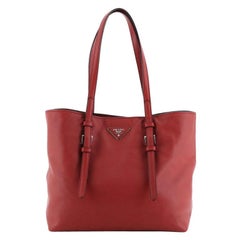 Prada  Belted Soft Tote Saffiano Leather Medium