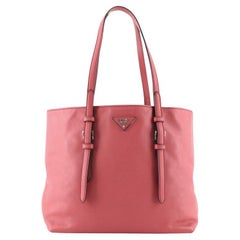 Prada Belted Soft Tote Saffiano Leather Medium