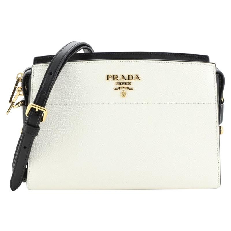 Prada Bibliotheque Crossbody Saffiano Leather at 1stDibs