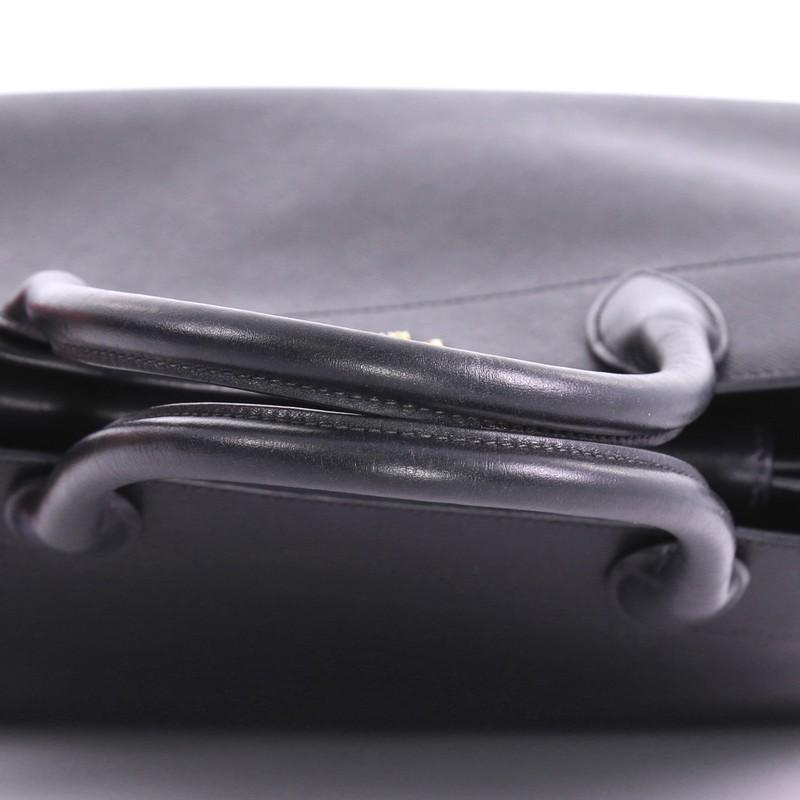 Prada Bibliotheque Handbag Saffiano Leather with City Calfskin Medium 2