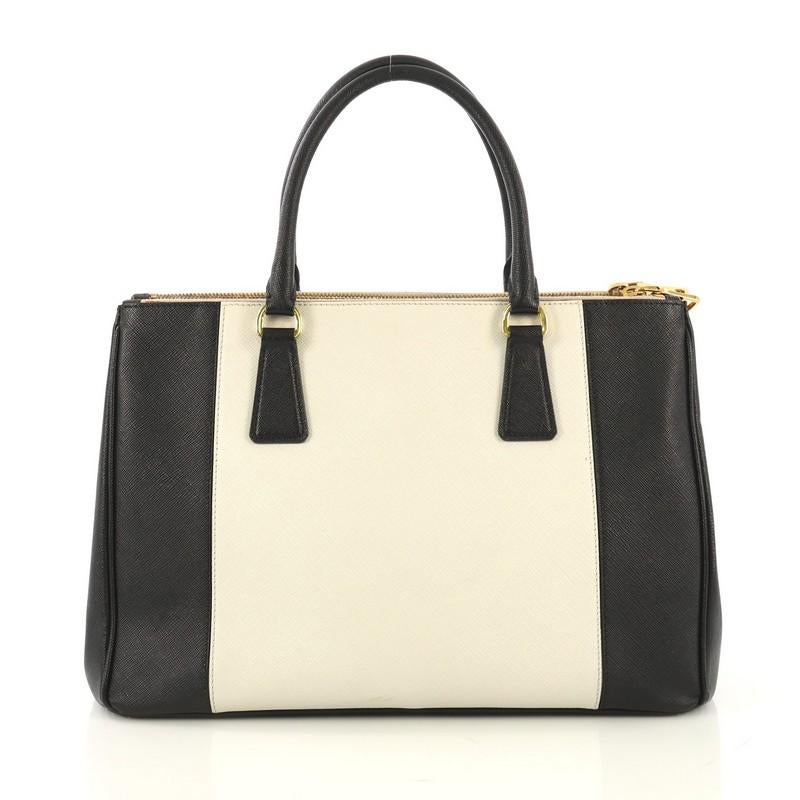Prada bicolor saffiano online