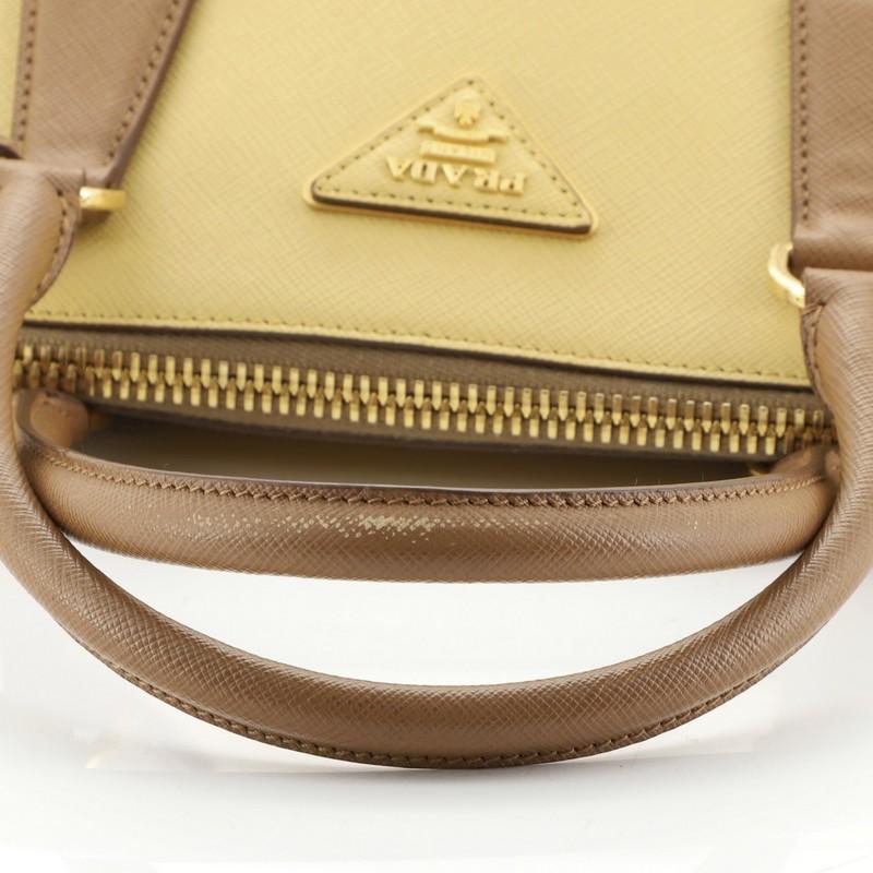 Prada Bicolor Promenade Bag Saffiano Leather Medium 2