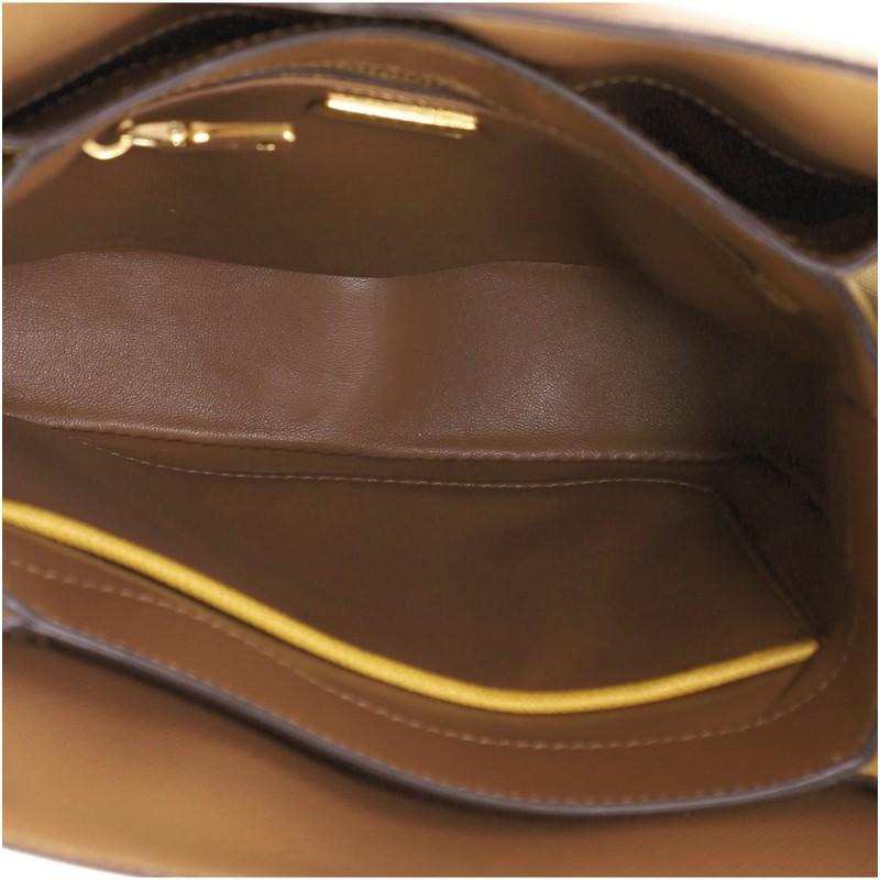 Women's or Men's Prada Bicolor Turn Lock Shoulder Bag Saffiano Leather Small