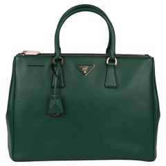 Prada Biliardo Saffiano Lux Leather Special Order Large Galleria TotePrada Bilia