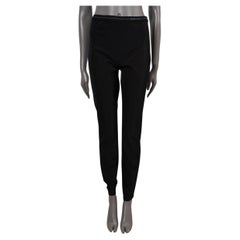 PRADA black 2018 TECHNICAL LEGGINS Pants 40 S