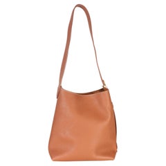 Louis Vuitton Cognac Grained Calfskin Low Key Hobo PM