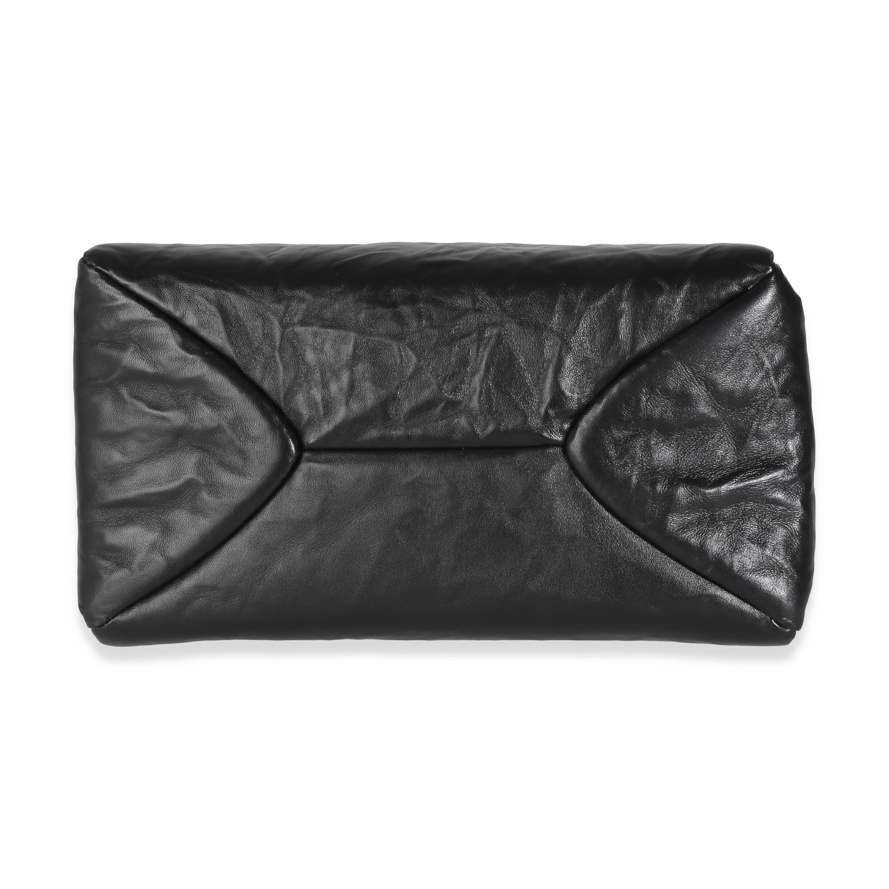 Prada Black Antique Leather Small East West Shoulder Bag 3